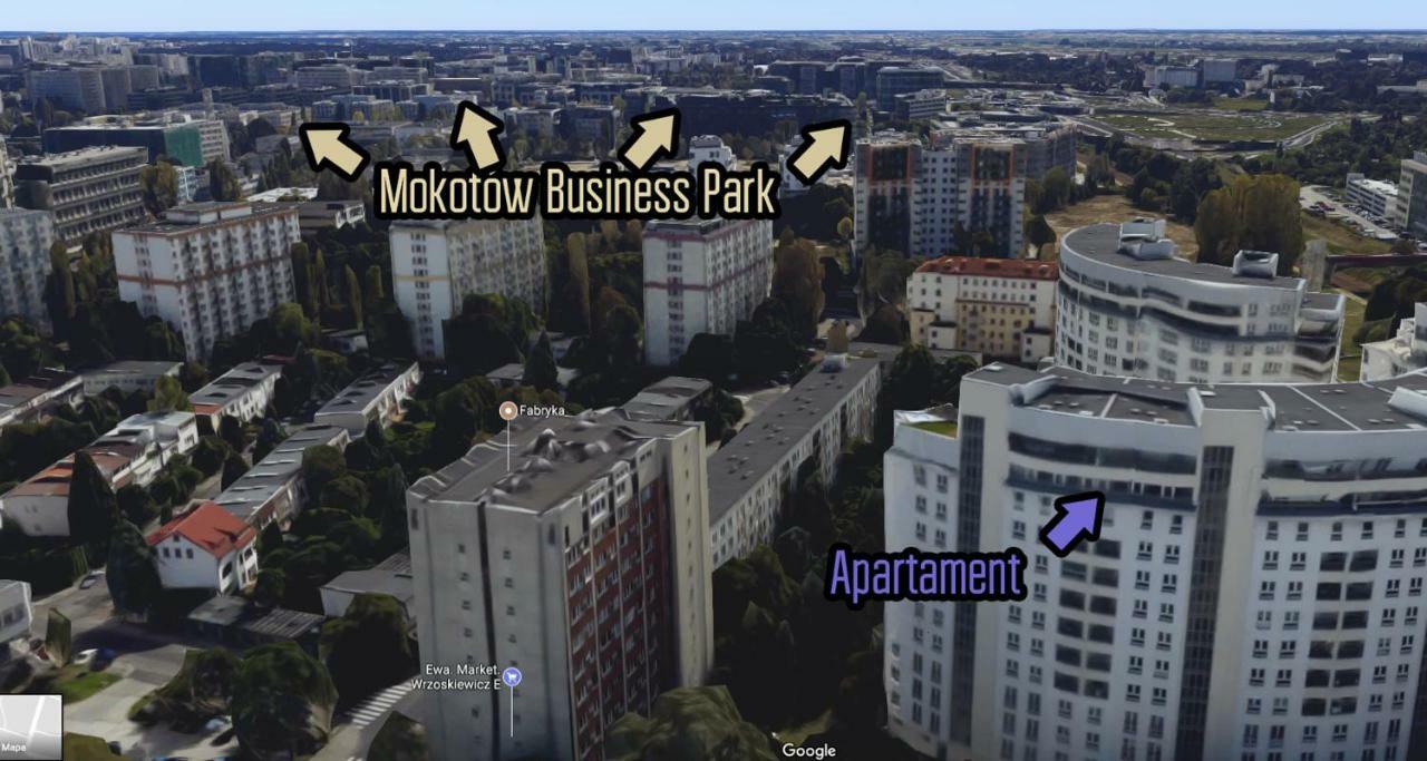 Walk Distance To Mokotow Business Park Apartment Warsaw Exterior photo